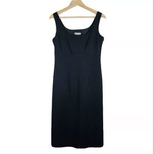 Philippe Adec Sheath Dress Sleeveless Black Sz 4